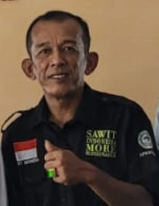 Ketua Apkasindo Kabupaten Nagan Raya Yuslan Thamrin Mengajak Seluruh Petani Sawet Barat Selatan Agar memilih Bustami Fadhil Sebagai Gubernur Dan Wakil Gubenur Aceh