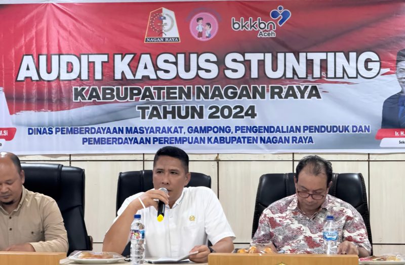 DPMGP4 Nagan Raya Gelar Audit Kasus Stunting