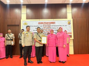 Polres Nagan Raya Gelar Acara Pisah Sambut Pejabat Lama dan Pejabat Baru, Penuh Haru dan Kekeluargaan