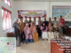 Gampong Krueng Ceuko Nagan Raya Gelar Musdesus Bentuk  Koperasi Merah Putih