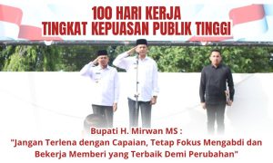 Tingkat Kepuasan Publik Tinggi, Bupati H Mirwan Minta Jajaran Tetap Fokus Bekerja Memberikan yang Terbaik