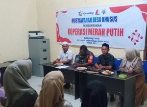 Resmi Di Bentuk Koperasi Merah Putih Syari’ah Di Gampong Lamie