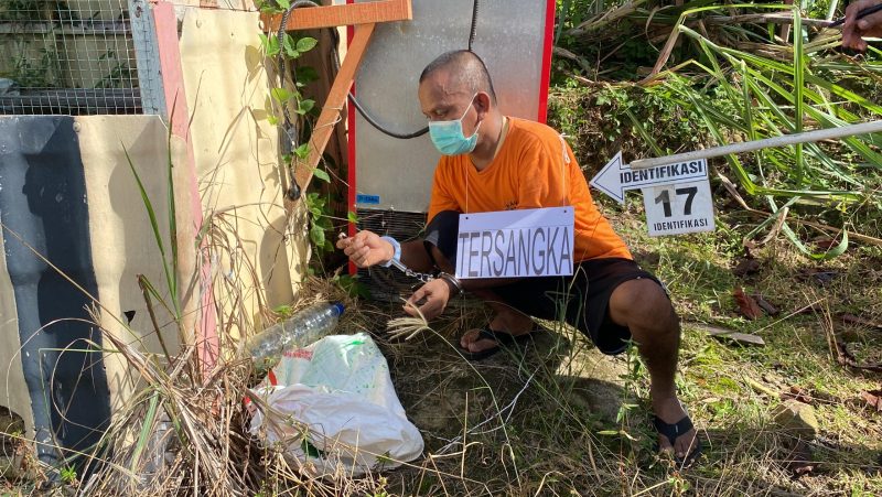Diduga Motif Asmara Berujung Pembakaran Rumah di Kluet Utara, Polres Aceh Selatan Gelar Rekonstruksi Kasus