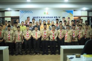 Wabup Nagan Raya Buka Muscab Gerakan Pramuka V Tahun 2025