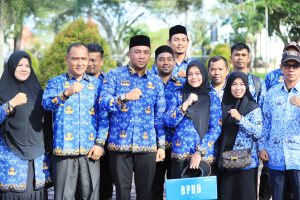 Pimpin Apel Hari Kesadaran Nasional, Wabup Raja Sayang Tegaskan Sanksi bagi ASN Tidak Disiplin