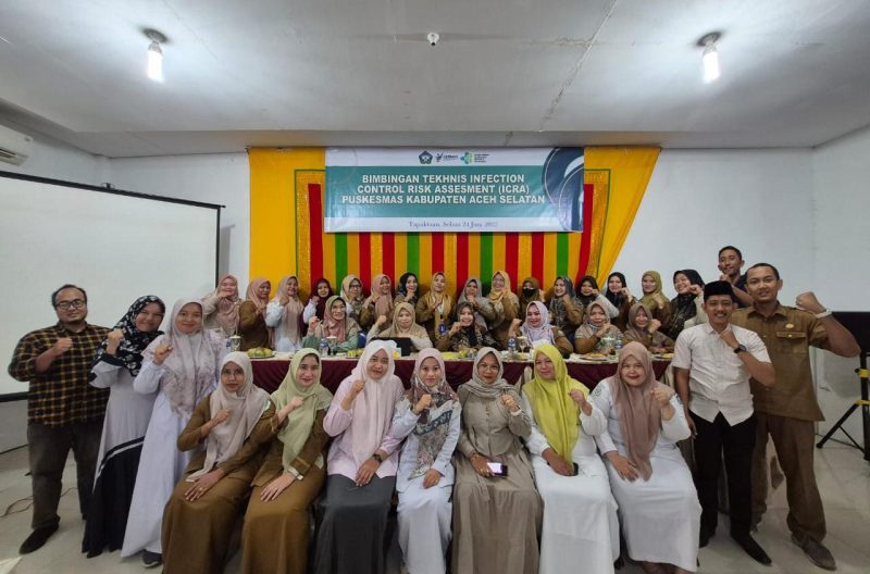 Bimtek Infection Control Risk Assessment (ICRA) Dinkes Aceh Selatan, Di ikuti Tim Mutu 27 Puskesmas