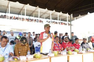 Wabup Baital Mukadis, Resmi Buka Kualifikasi Pra Pora, Cabor Sepakbola di Stadion Ludung Meukong