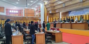 Dailami di Lantik, Wabup H.Baital Mukadis Hadiri Paripurna Istimewa PAW Anggota DPRK