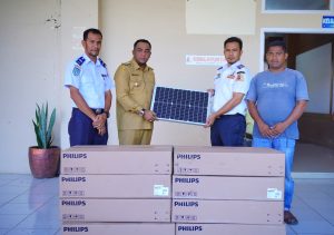 Pemkab Nagan Raya Terima Hibah 87 Unit Lampu PJU Tenaga Surya dari Pemerintah Aceh