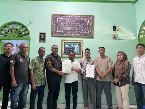 Pemerintah Gampong Ujong Lamie Perdana  Mendapat  Sertifikat Pendirian Badan hukum Syari’ah
