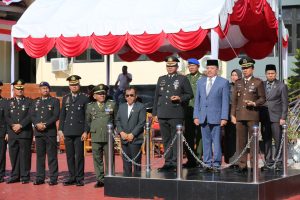 Bupati Nagan Raya Hadiri Peringatan Hari Bhayangkara ke-79, Sampaikan Apresiasi Kepada Polri