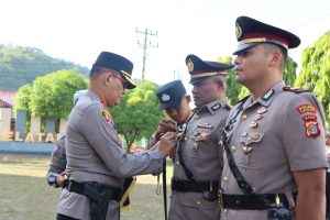 Kapolres Aceh Selatan Pimpin Sertijab Kasat Lantas dan Kapolsek Sawang