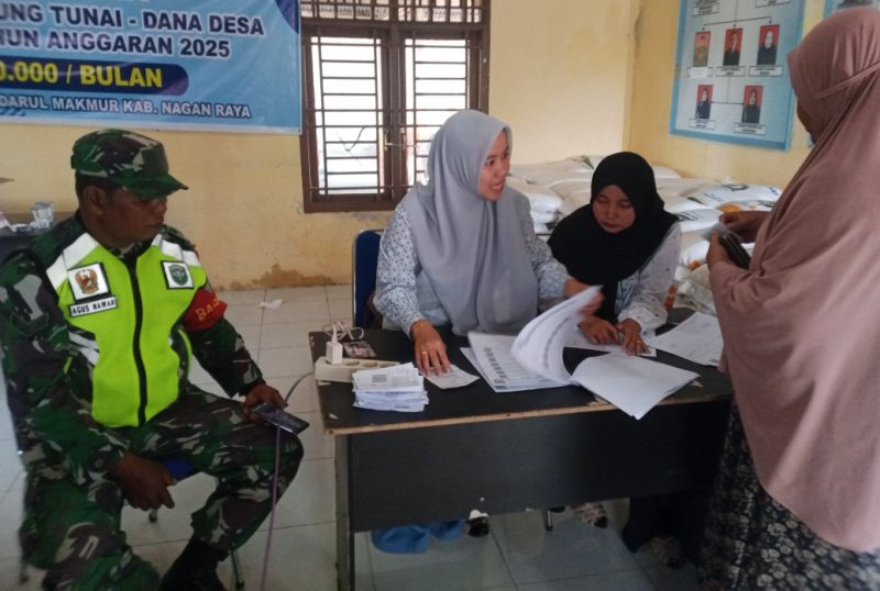 Pemerintah Gampong Lamie   Salurkan bantuan Beras Bulog  ‎