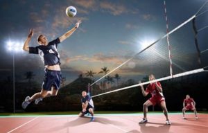 Turnamen Volly Ball di Bubon dicederai oleh Wasit